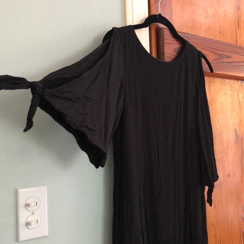 Lulus Shift Tie Sleeve Dress